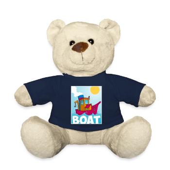 Cartoon-Bild eines lustigen Schleppers - Teddy - French Navy - Vorne
