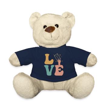 Postal service, postal clerk, postman, post office - Teddy Bear - french navy - Front