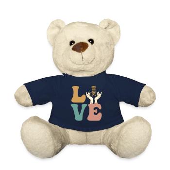 Reiki 霊気 Healer Healing - Teddy Bear - french navy - Front