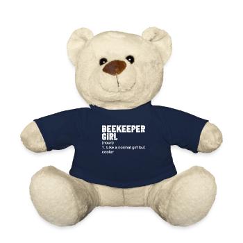 Honey Bee Webeke Hive Beekeeper Honeycomb - Teddy Bear - french navy - Front