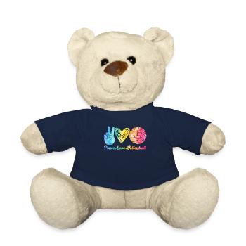 Tie Dye Volleyball Volleyballliebhaber - Teddy - French Navy - Vorne