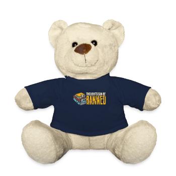 Banned Books Lovers Read Book Books - Teddy Bear - french navy - Front