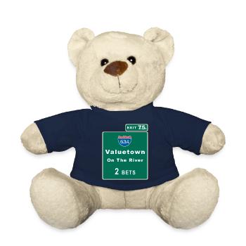 Poker Design Valuetown -straight flush - Schild - Teddy - French Navy - Vorne