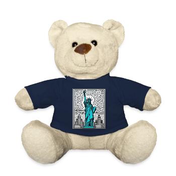 Statue of libertyNew York - Teddy Bear - french navy - Front