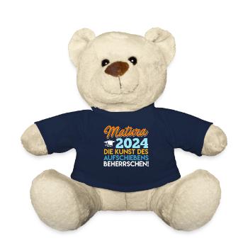 Matura 2024 Kunst des Aufschiebens Beherrschen - Teddy - French Navy - Vorne
