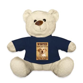 Labrador Besitzer WANTED Labrador Lustiges - Teddy - French Navy - Vorne