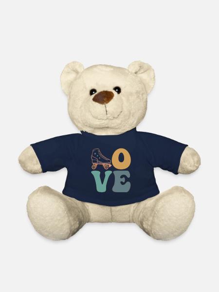 LOVE Rollschuhlaufen Skater Skate Rollschuhe - Teddy - French Navy