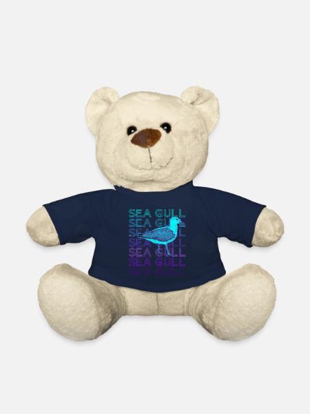 Seemöwe Möwe Seevogel Retro - Teddy - French Navy