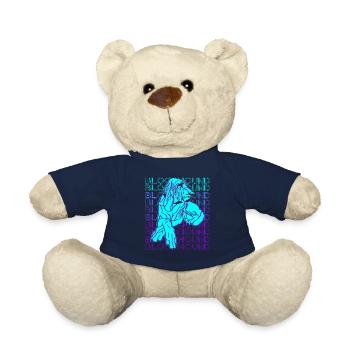 Bloodhound Dog Retro - Teddy - French Navy - Vorne