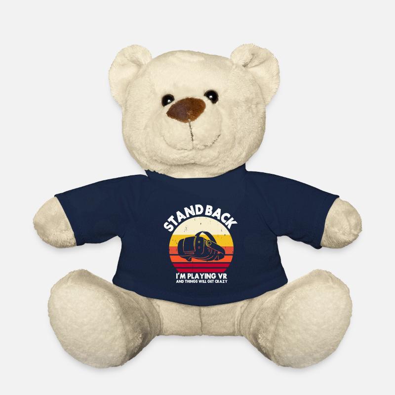 Virtual Reality VR Gamer Funnz - Teddy Bear - french navy