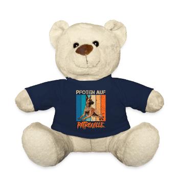 Malinois PFOTEN AUF PATROUILLE Belgischer - Teddy - French Navy - Vorne