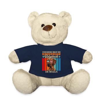 Ridgeback Besitzer HIER MACHT DER RIDGEBACK REGELN - Teddy - French Navy - Vorne