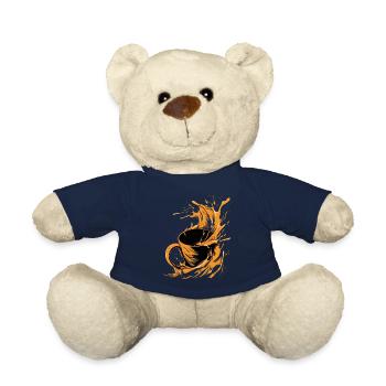 Coffee Coffee Cup Coffee Addict Coffee Drinker - Teddy Bear - french navy - Front