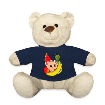 Sommer Früchte Obst Drachenfrucht Frucht Speise - Teddy - French Navy - Vorne