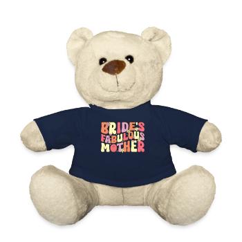 Fabelhafte Mutter der Braut Groovy Brautparty Mom - Teddy - French Navy - Vorne