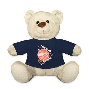 Disco Groovy Hippie des années 70 des années 80 Vintage Seventies - Nounours - bleu marine - Devant