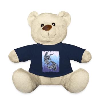 Schamane Keltische Vögel Natur Vogel Wald - Teddy - French Navy - Vorne