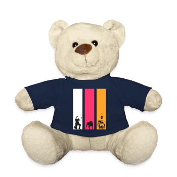 The shadow of hero - Teddy Bear - french navy - Front