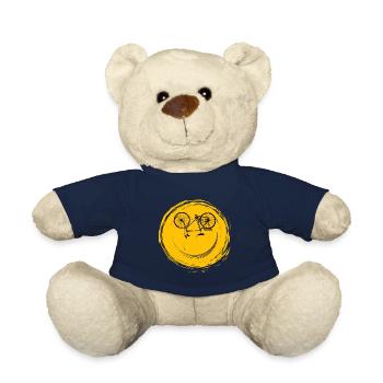 Bicycle face - Teddy Bear - french navy - Front