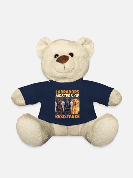 Labradors MAÎTRE DE LA RÉSISTANCE Fun - Nounours - bleu marine