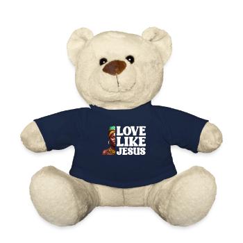 African American Christ Jesus Black Women - Teddy Bear - french navy - Front
