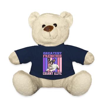 Französische Bulldogge Greatest Frenchie Granny - Teddy - French Navy - Vorne