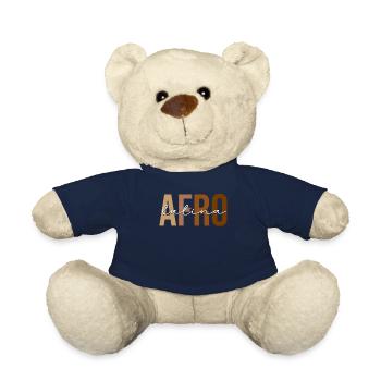 Fierté hispanique afro-américaine noire - Nounours - bleu marine - Devant