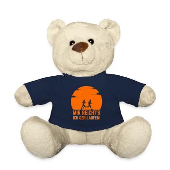 Mir reichts ich gehe Laufen lustige Läufer Sprüche - Teddy - French Navy - Vorne