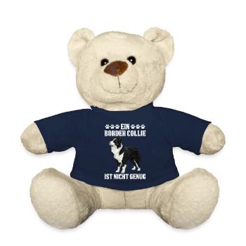 Border Collie A BORDER COLLIE IS NOT ENOUGH - Teddy Bear - french navy - Front