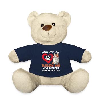 Katzenmama LIEBE UND EINE TURKISH VAN IST ALLES - Teddy - French Navy - Vorne