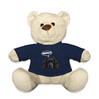 Newfoundland Funny NEVER! Newfie Stur - Teddy Bear - french navy - Front