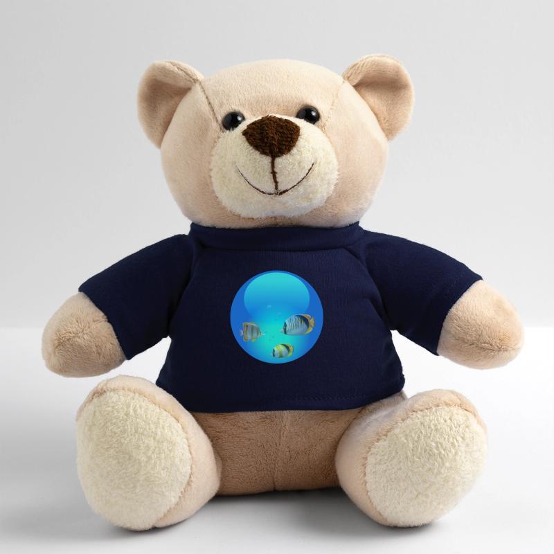 Frutiger Aero Aesthetic Tech Puffer Fish Teddy Bear