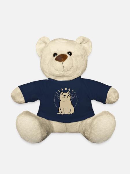 Astrology Cat: Zodiac Signs for Your Furry Friend - Teddy Bear - french navy