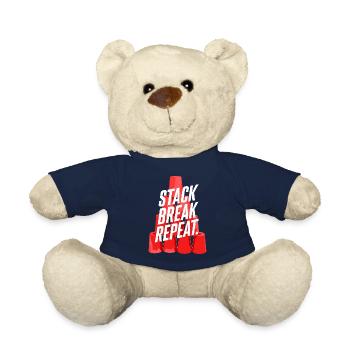 Stack Break Repeat Stacking Cups Speed Stacker - Teddy - French Navy - Vorne