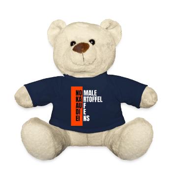 Normale Kartoffel auf die eins. Spruch Em2024 - Teddy - French Navy - Vorne