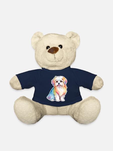 Aquarelles de Malteser - Nounours - bleu marine