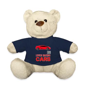 Rennwagen Sportwagen Kinder Männer Rot Geschenk - Teddy - French Navy - Vorne
