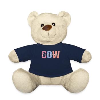 cow farmer farm herd livestock breeder - Teddy Bear - french navy - Front