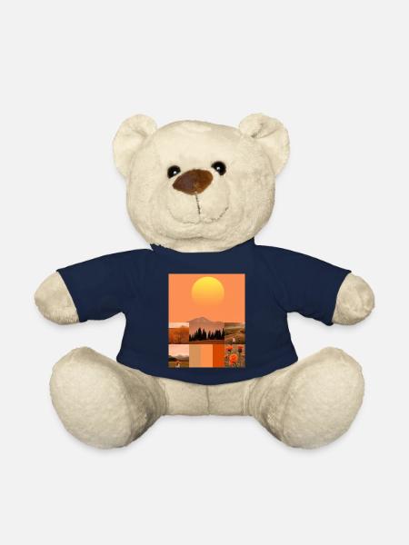 Couchers. - Nounours - bleu marine