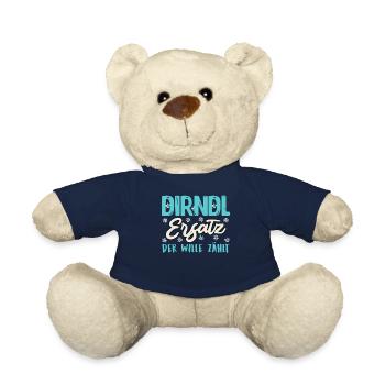 SUBSTITUTE DIRNDL, THE WILL COUNTS Funny Munich - Teddy Bear - french navy - Front