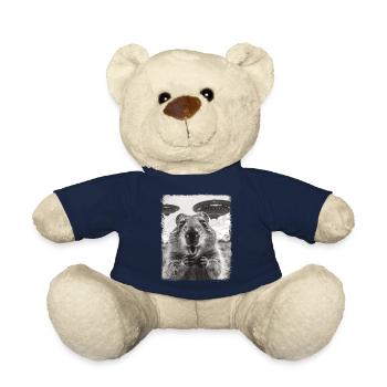 Quokka Australisches UFO Alien Außerirdischer Self - Teddy - French Navy - Vorne