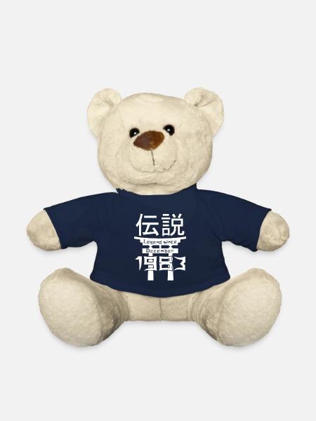 Legend since December 1983 Birthday Gift - Teddy Bear - french navy