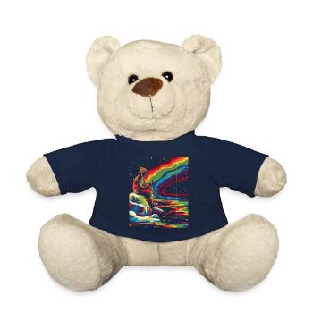 Eisfischen Fischer Fischer Popart - Teddy - French Navy - Vorne