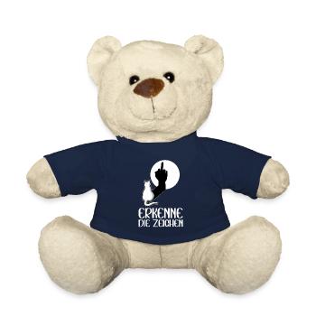 Erkenne die Zeichen Lustige Katze Schatten - Teddy - French Navy - Vorne