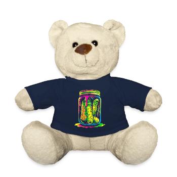 Gurken-Dill-Glas Popart - Teddy - French Navy - Vorne