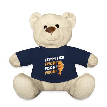 Angler KOMM HER FISCHI FISCHI FISCHI Lustiges - Teddy - French Navy - Vorne