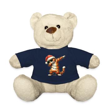 Tupfende Orange Katze Tabby Katze Sonnenbrille Nie - Teddy - French Navy - Vorne