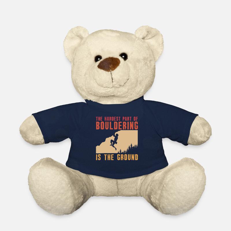Bouldern Boulderer Boulder - Teddy - French Navy