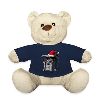 Dumpster Diving Mülltaucher Trash Picker - Teddy - French Navy - Vorne