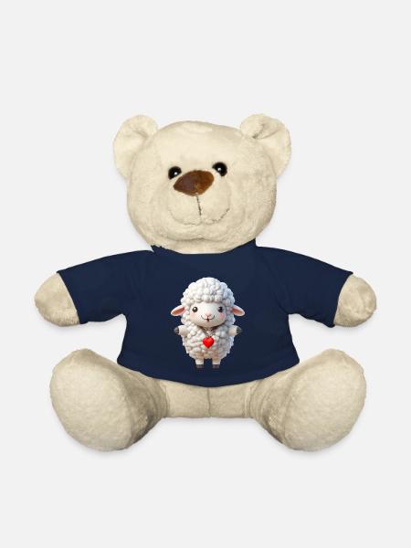 Moutons 1 - Nounours - bleu marine